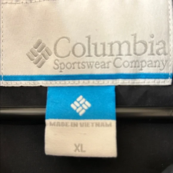 Columbia Black Full-Zip Windbreaker Jacket - Picture 4 of 4